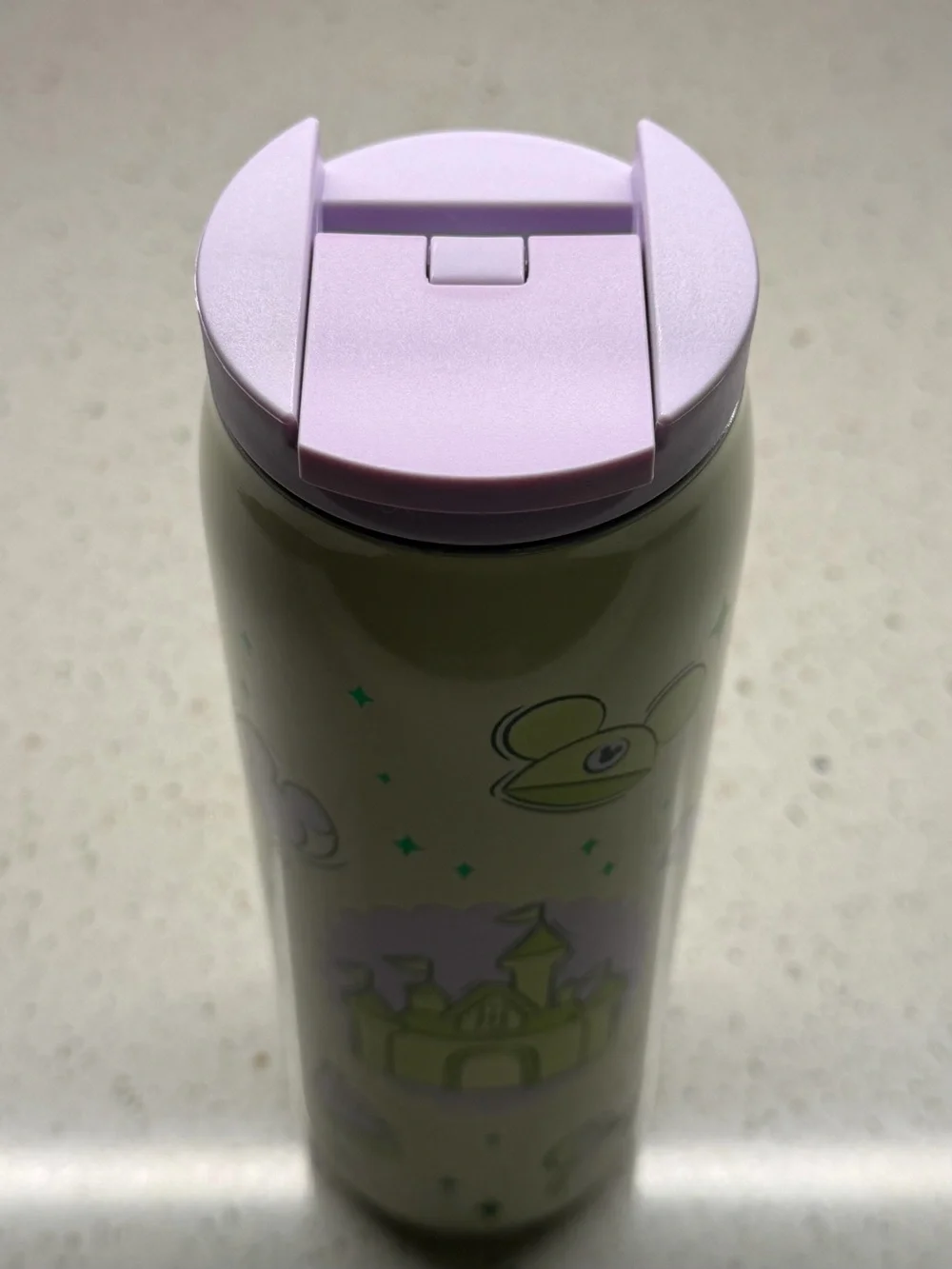 New 2026 Disney Parks Starbucks Summer Fun Mickey Castle Icons Steel Tumbler 16o
